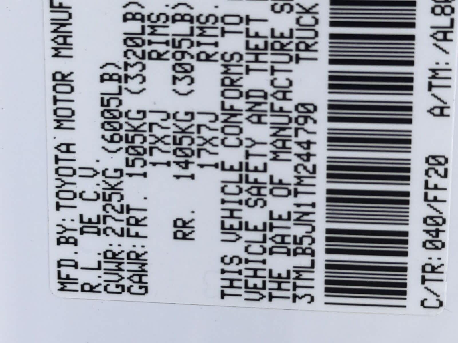 2026 Toyota Tacoma SR5