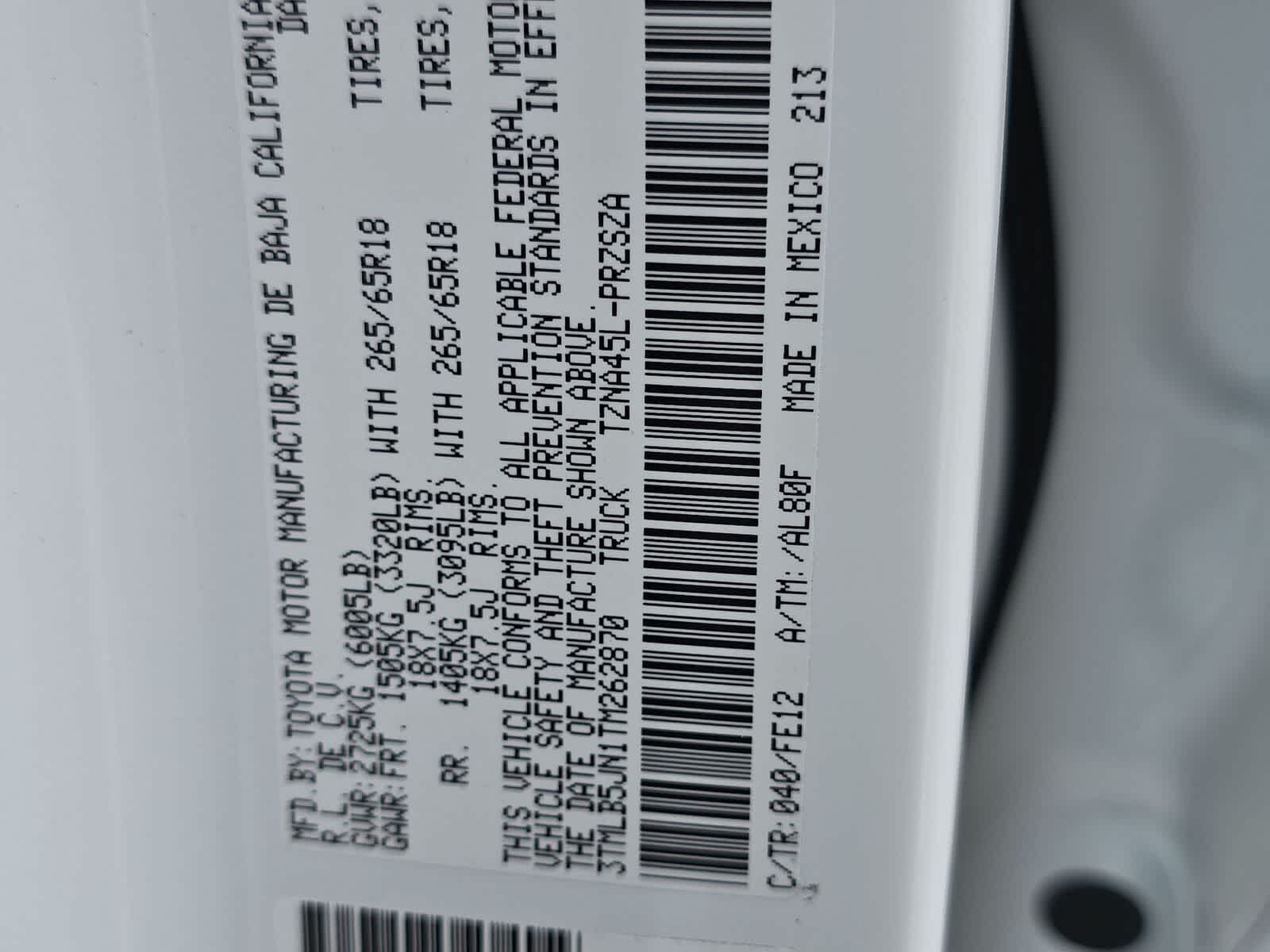 2026 Toyota Tacoma TRD Sport