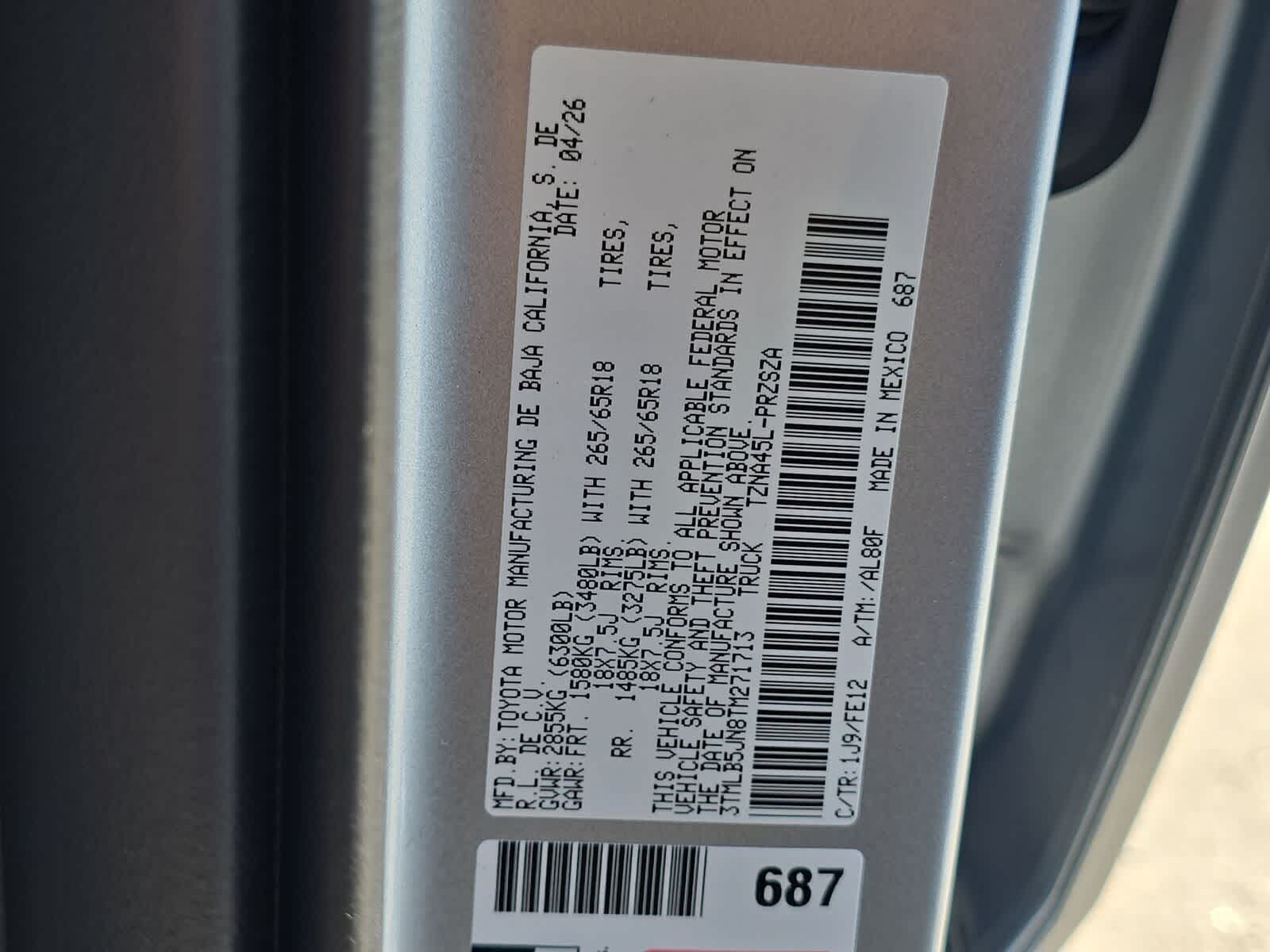 2026 Toyota Tacoma TRD Sport