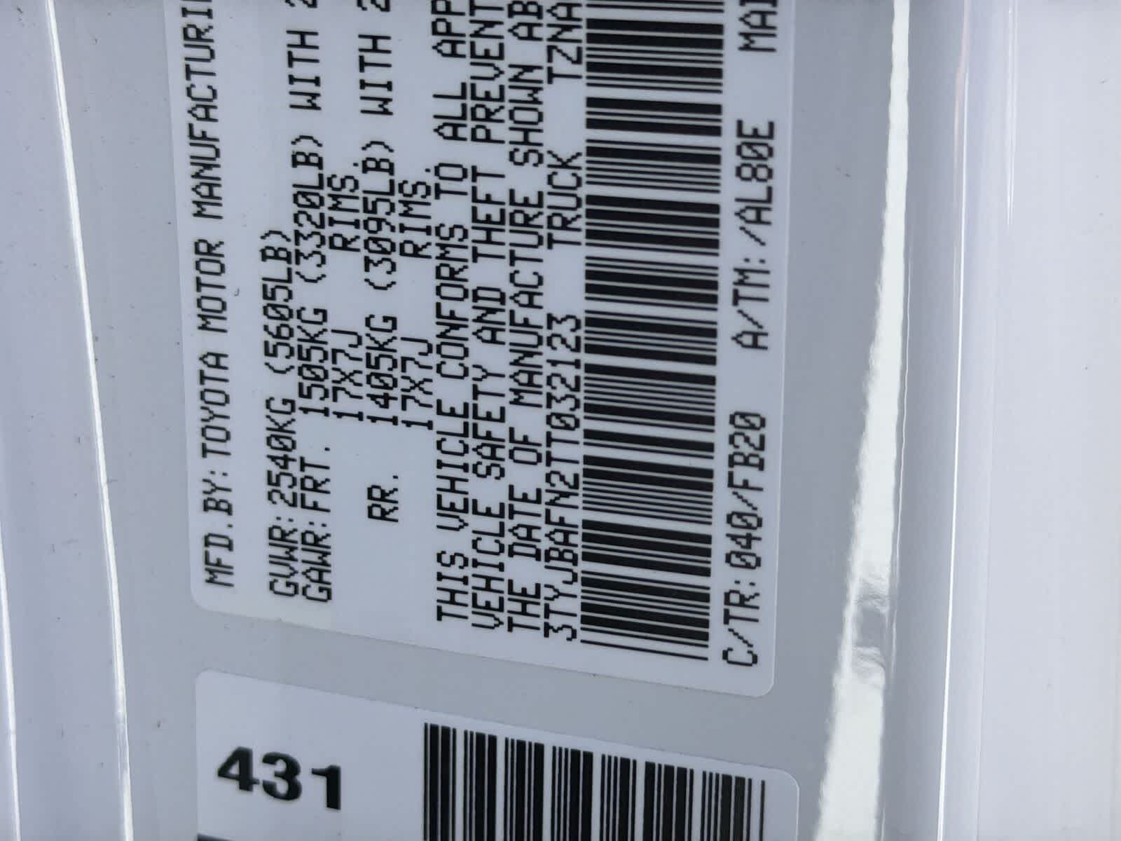 2026 Toyota Tacoma SR5