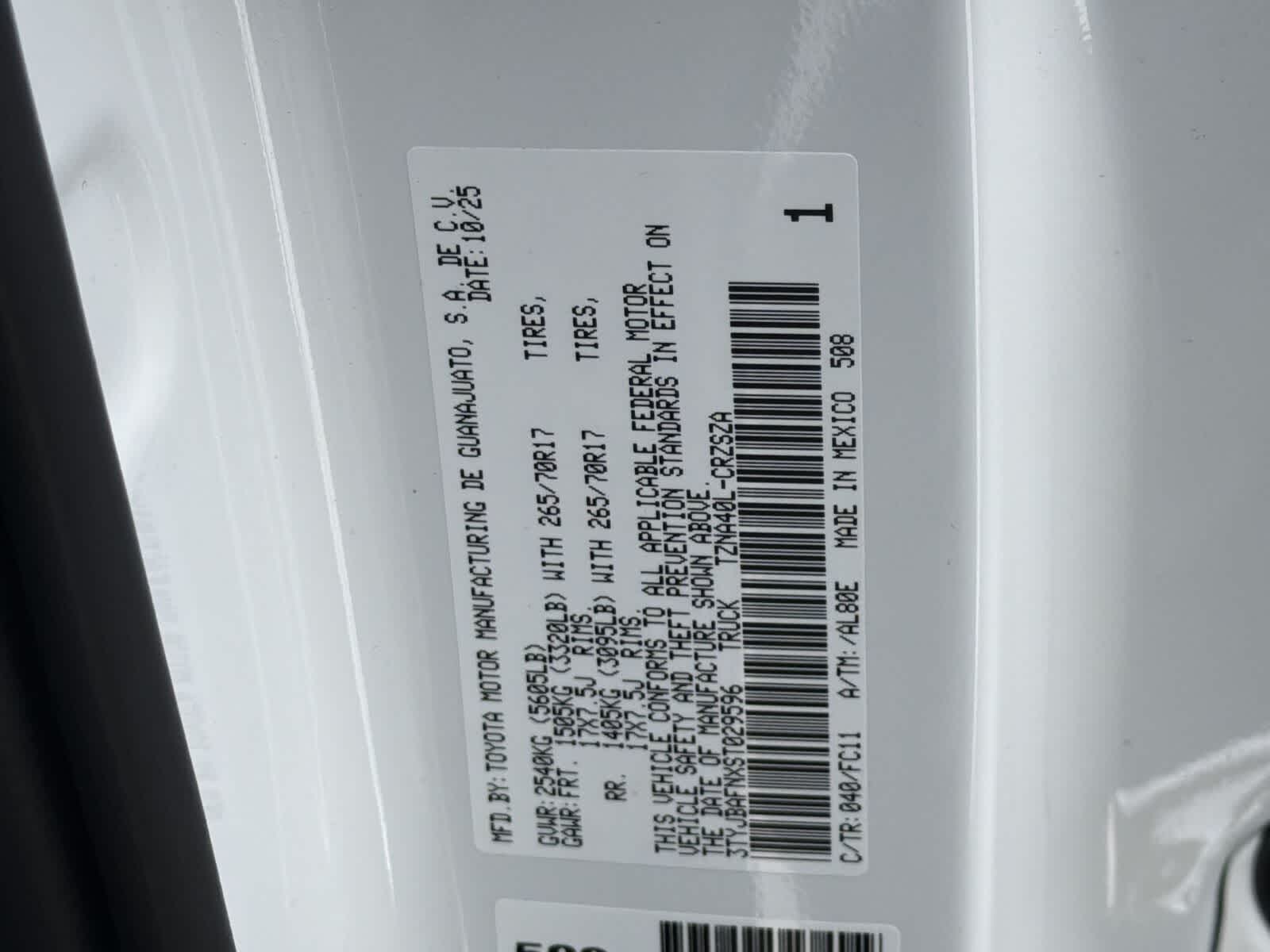 2025 Toyota Tacoma TRD PreRunner