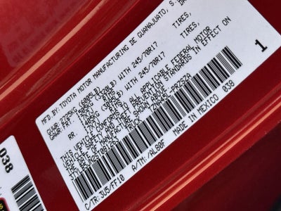 2025 Toyota Tacoma SR5