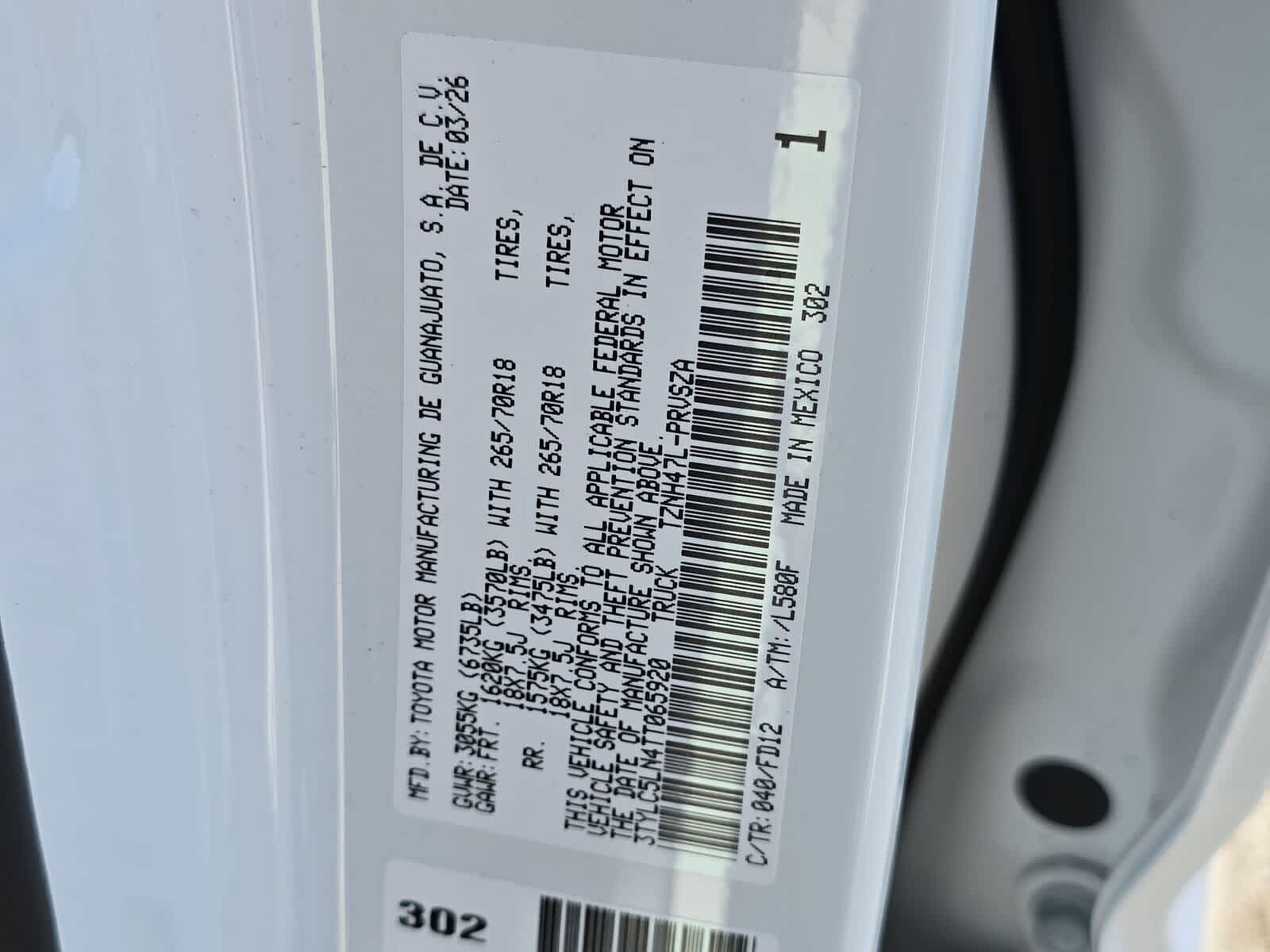 2026 Toyota Tacoma i-FORCE MAX Tacoma TRD Off-Road