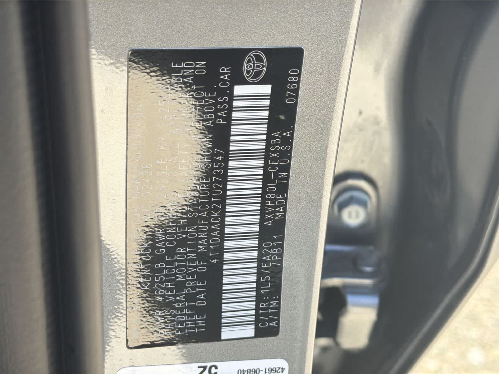 2026 Toyota Camry SE