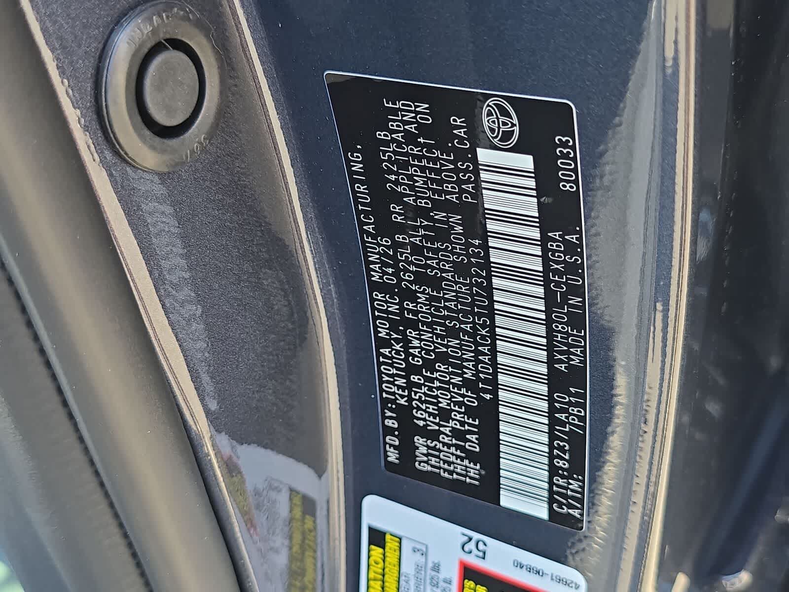 2026 Toyota Camry XLE
