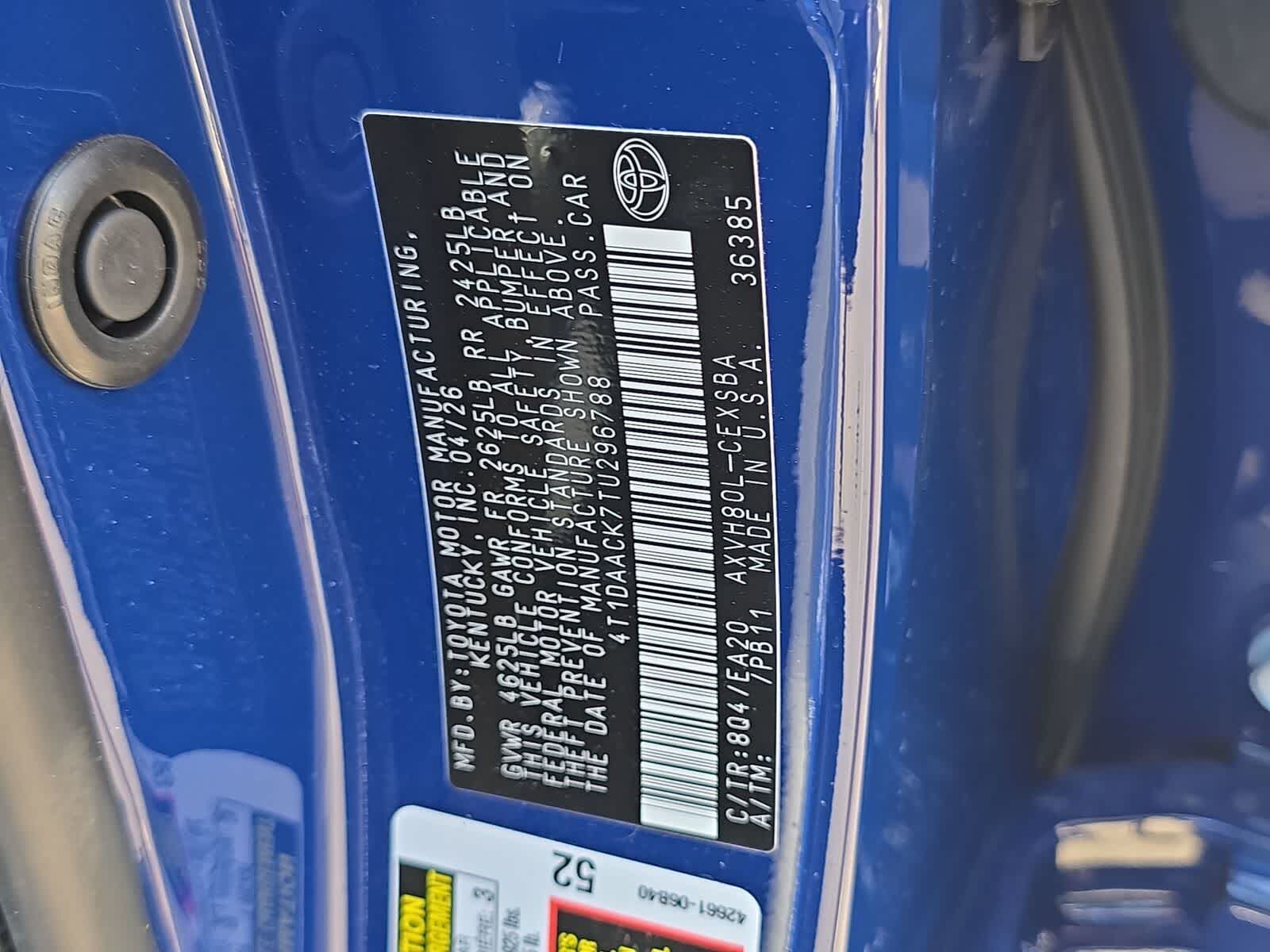 2026 Toyota Camry SE