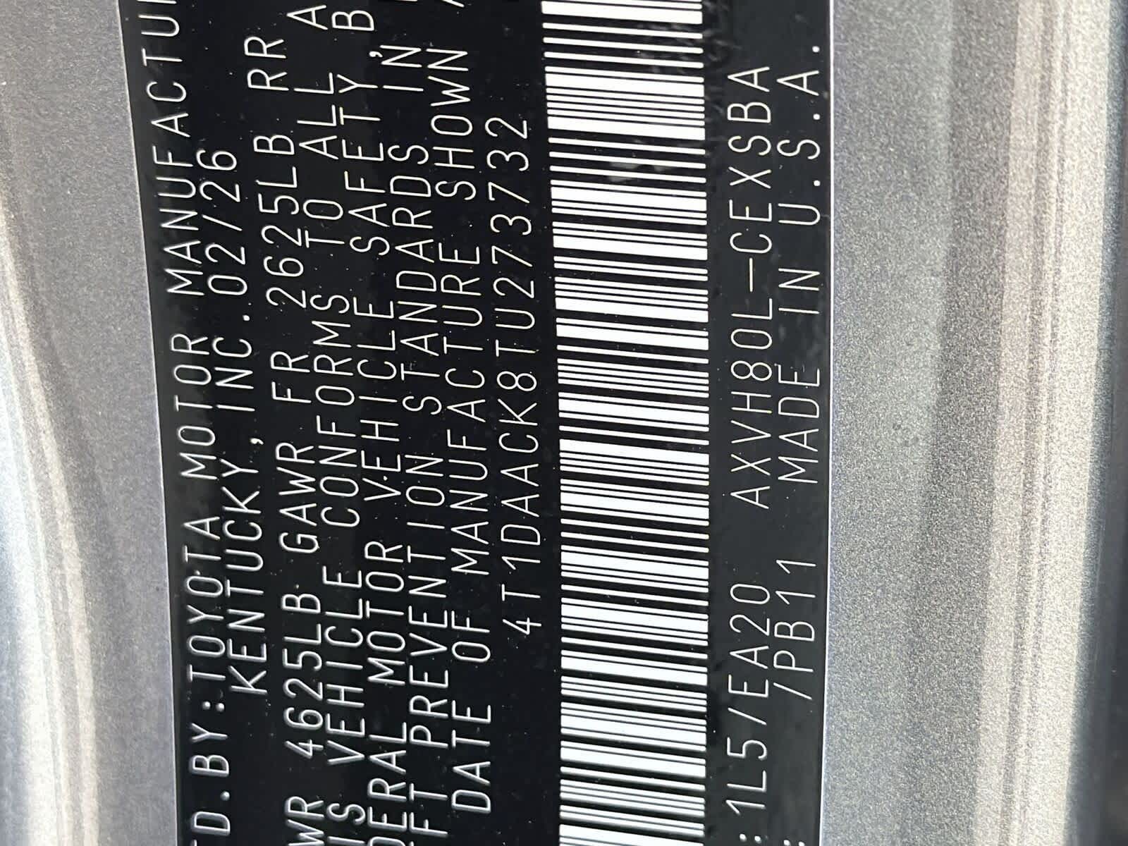 2026 Toyota Camry SE