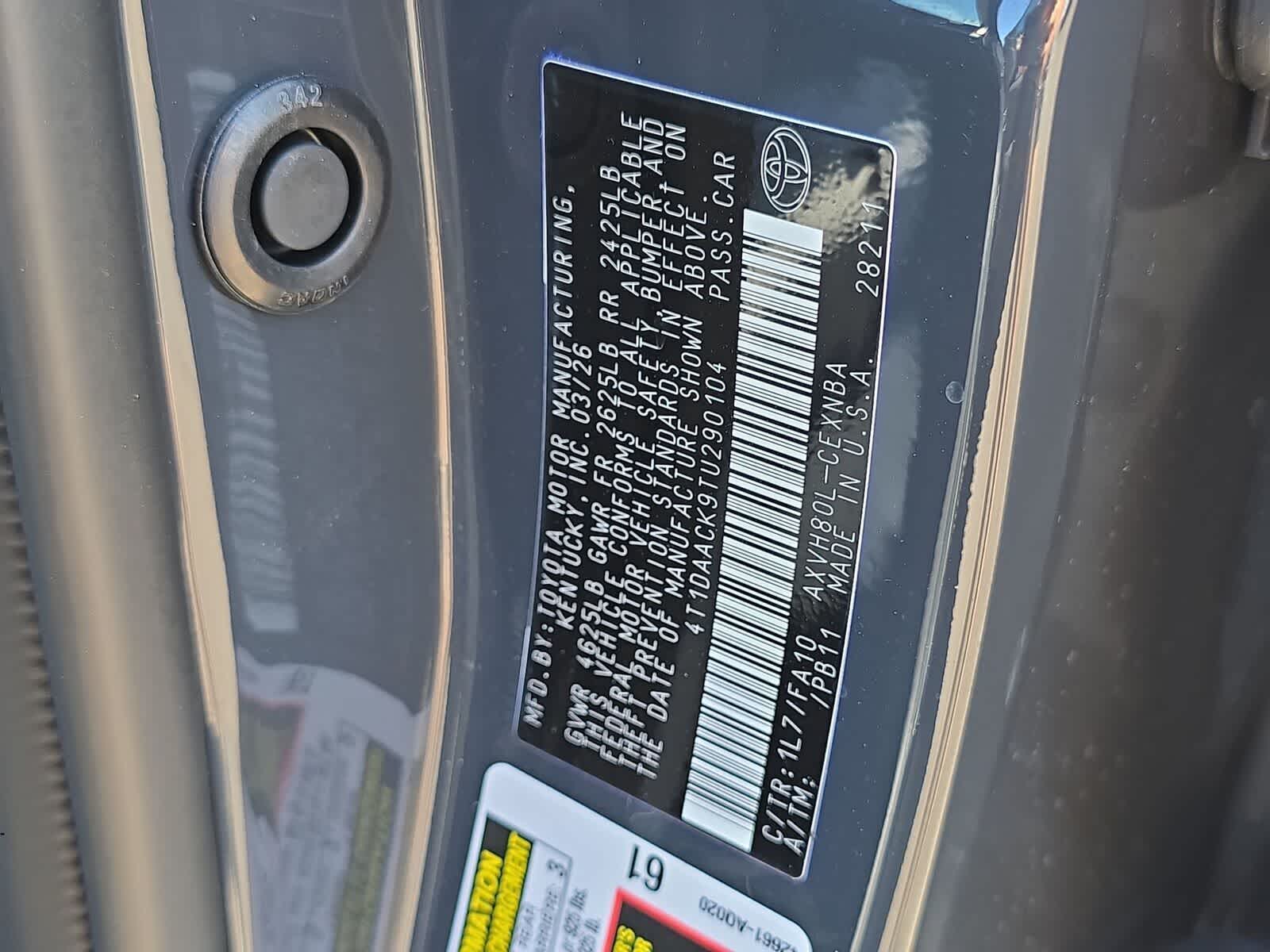 2026 Toyota Camry LE