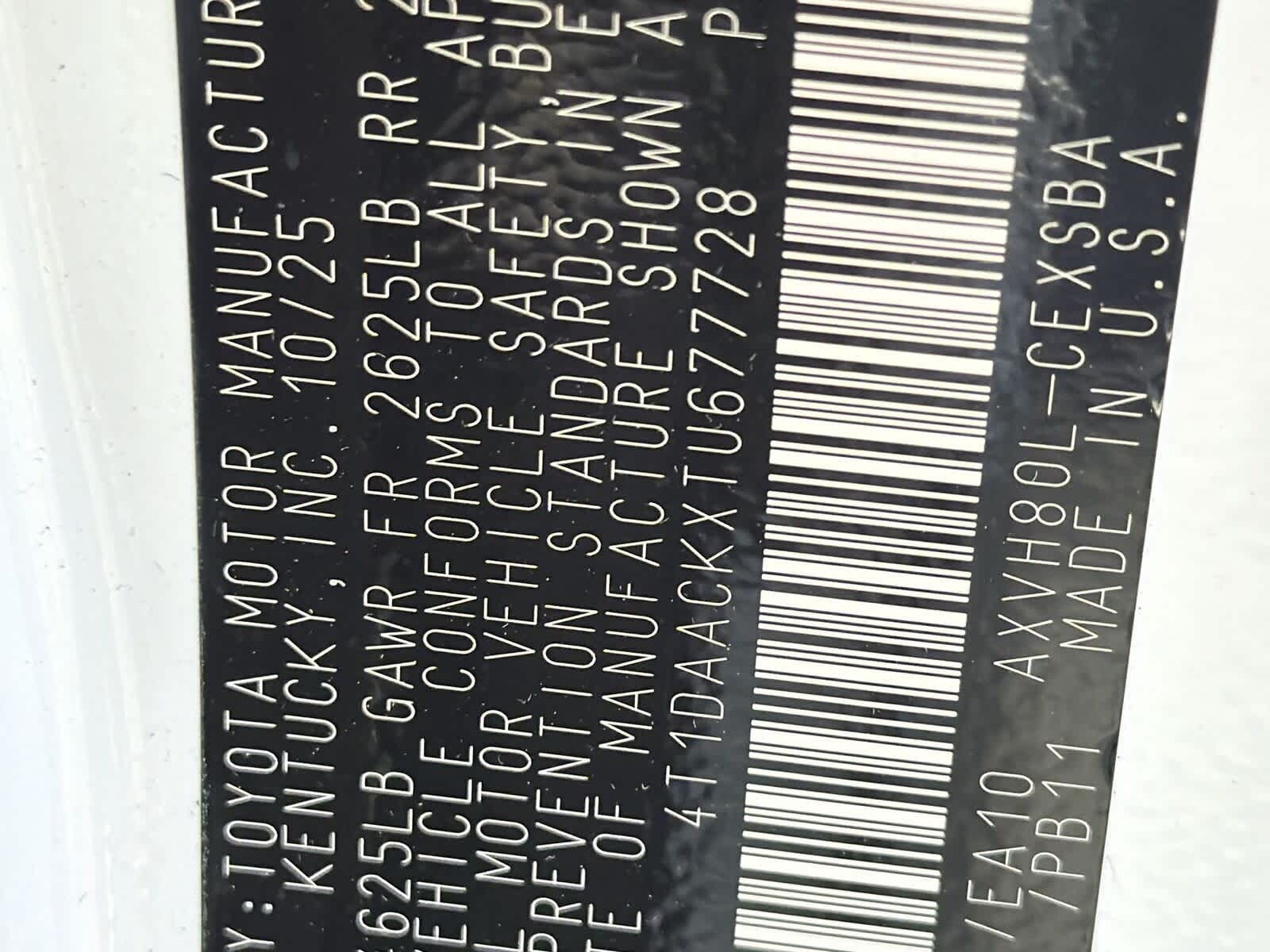 2026 Toyota Camry SE