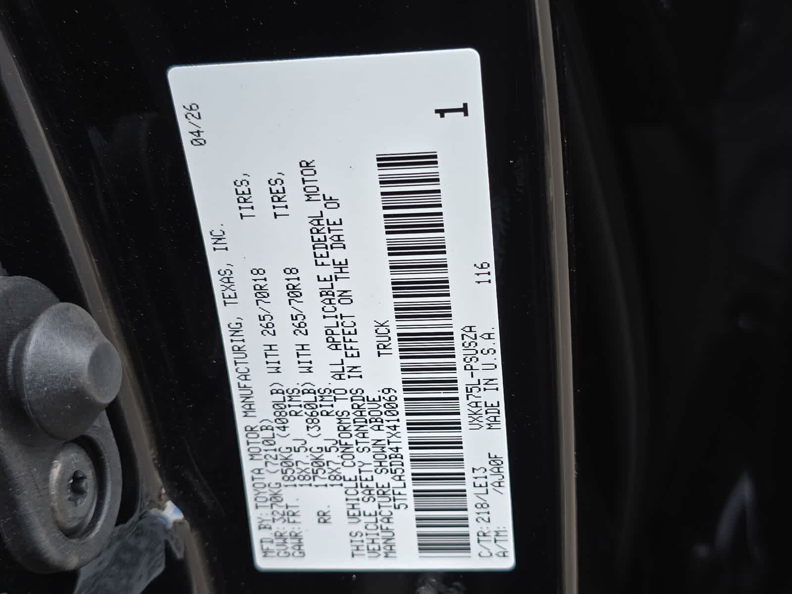 2026 Toyota Tundra SR5
