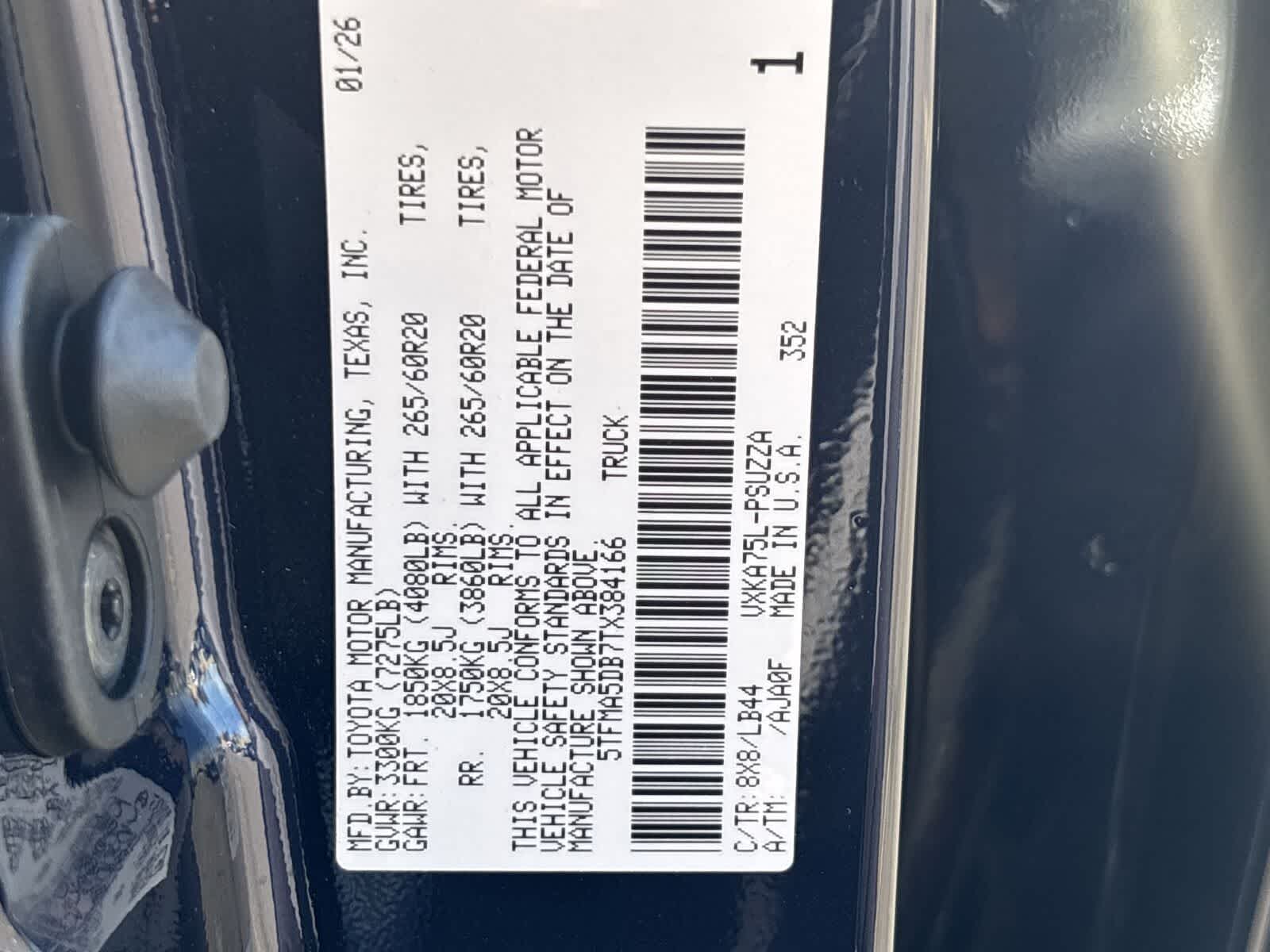 2026 Toyota Tundra Edición 1794