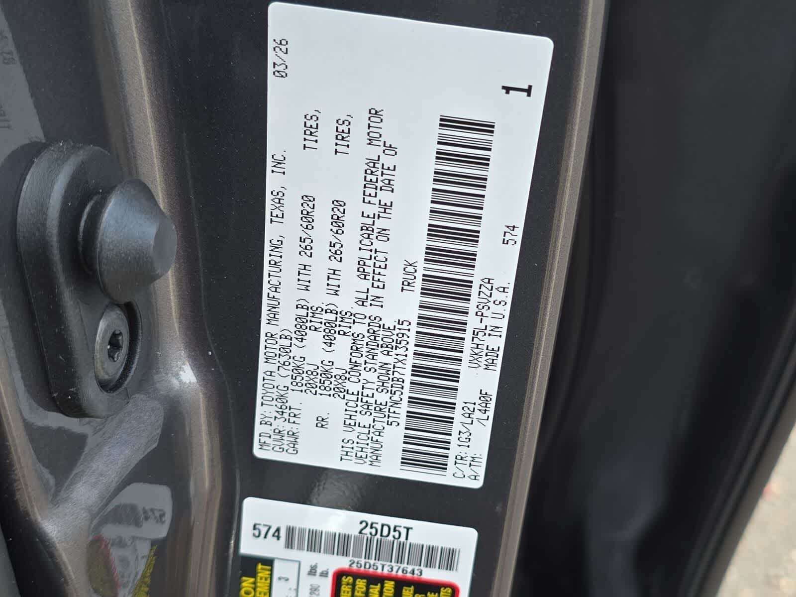 2026 Toyota Tundra i-FORCE MAX Tundra Platinum