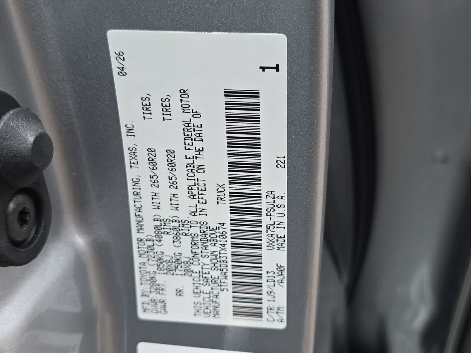 2026 Toyota Tundra Limited