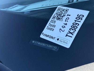 2026 Toyota Tundra Platinum