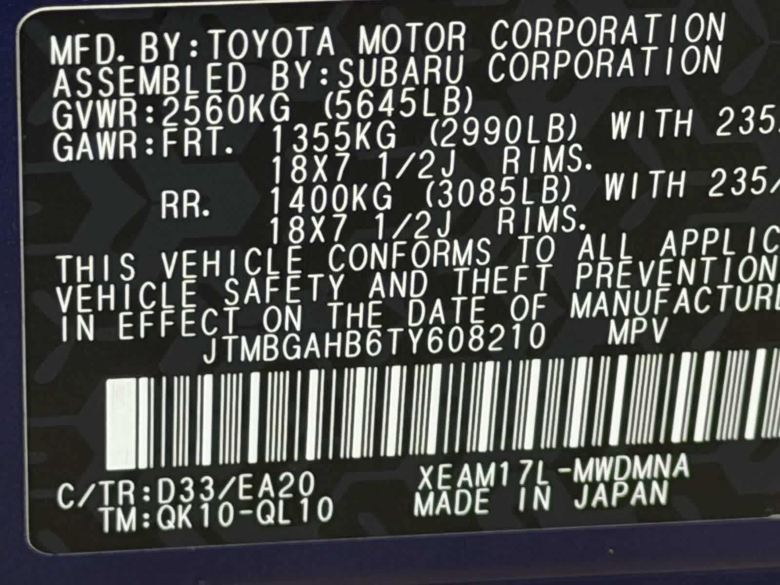 Toyota bZ Woodland AWD 2026 (Nacional)
