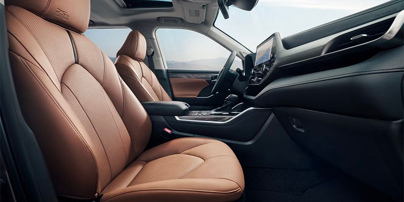 Interior del Toyota Highlander