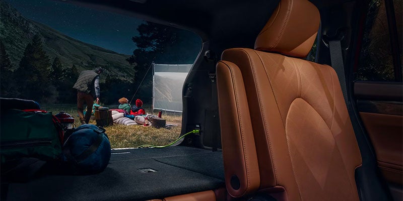 Vista interior del Toyota Highlander