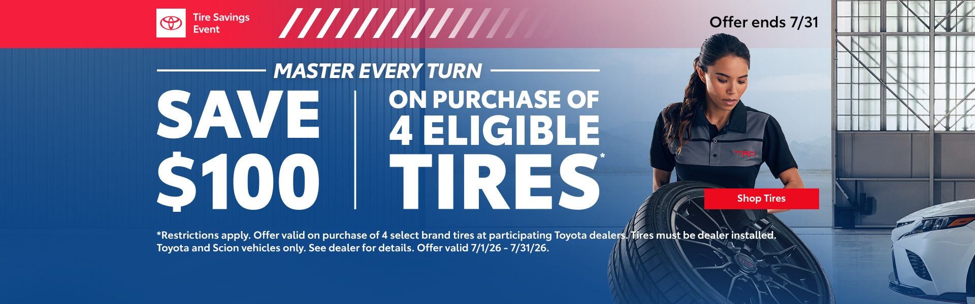 Toyota, ahorro en neumáticos