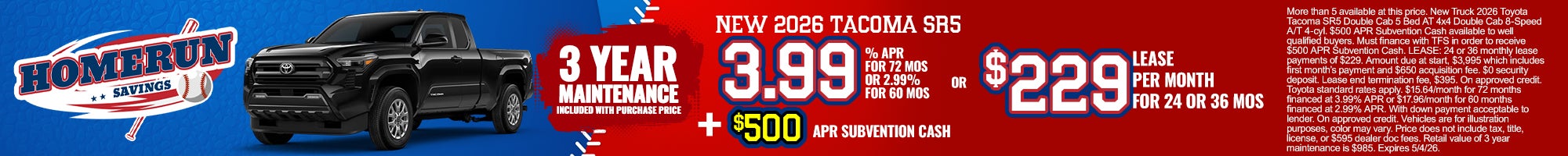 Nueva Tacoma SR5 2025 