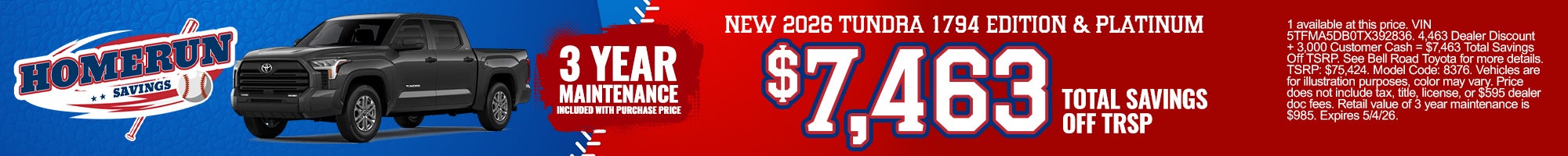 Nuevo Tundra 1794 Edition y Platinum 2026