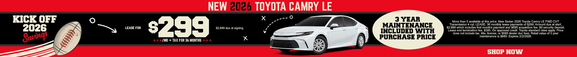 Nuevo 2026 Toyota Camry LE