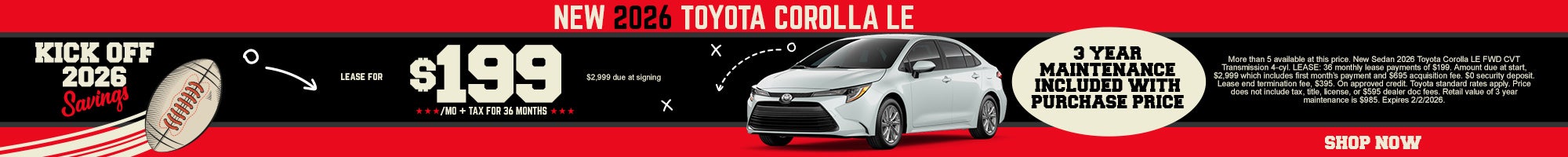 Nuevo 2026 Toyota Corolla LE