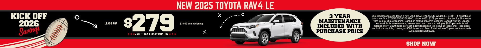 Nuevo 2025 Toyota RAV4 LE