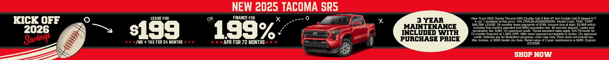 Nuevo 2025 Toyota Tacoma SR5