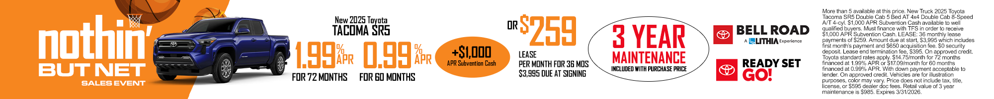 Nueva Tacoma SR5 2025 