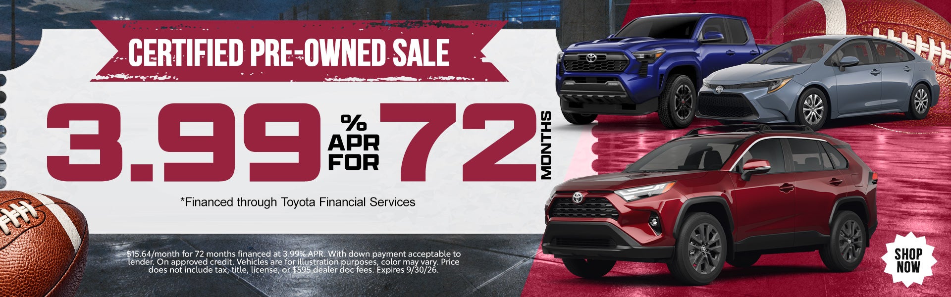 Certified Pre-Owned Sale