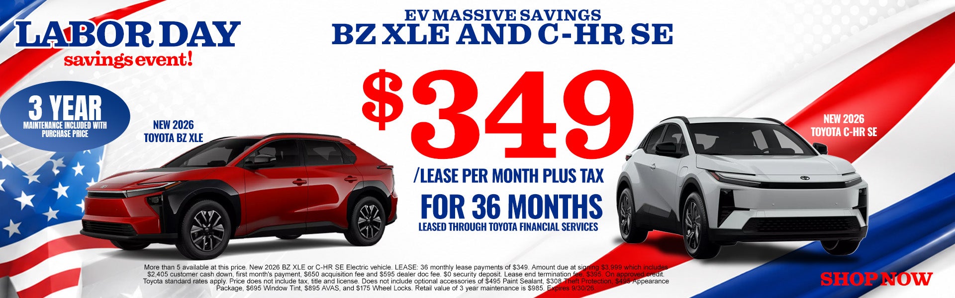 BZ XLE y C-HR SE