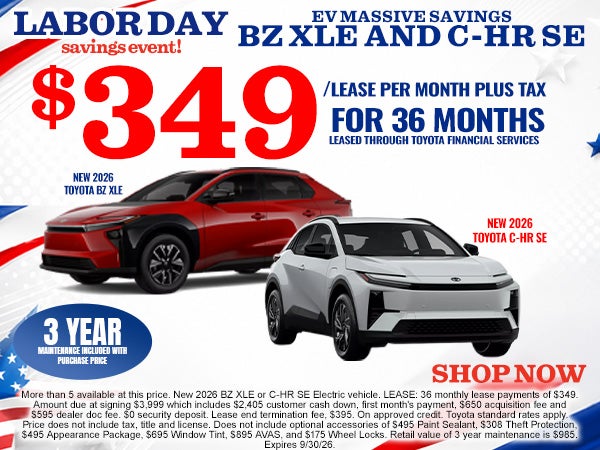 BZ XLE y C-HR SE